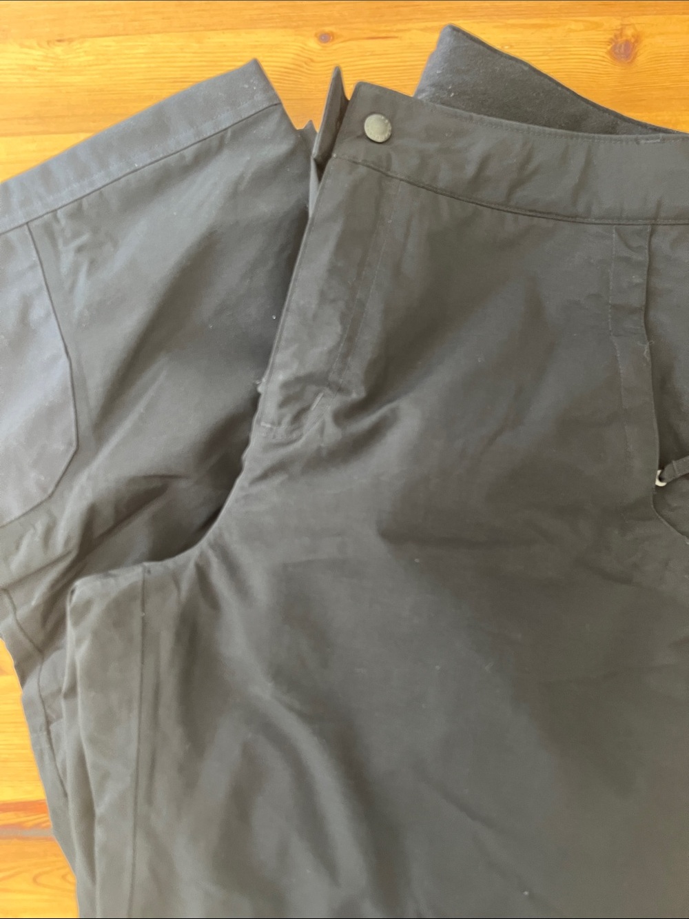 Lands' End Men's Black Squall Snow Pants, size M 10-12